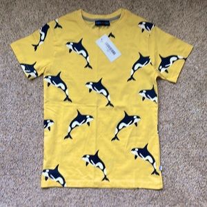 Boys shirt with whales